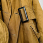 1950s Canadian Military Shearling Canvas Heavy Belted Cold Weather Jacket - Sz.39