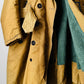 1950s Canadian Military Shearling Canvas Heavy Belted Cold Weather Jacket - Sz.39