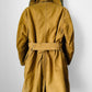 1950s Canadian Military Shearling Canvas Heavy Belted Cold Weather Jacket - Sz.39