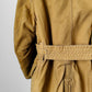 1950s Canadian Military Shearling Canvas Heavy Belted Cold Weather Jacket - Sz.39