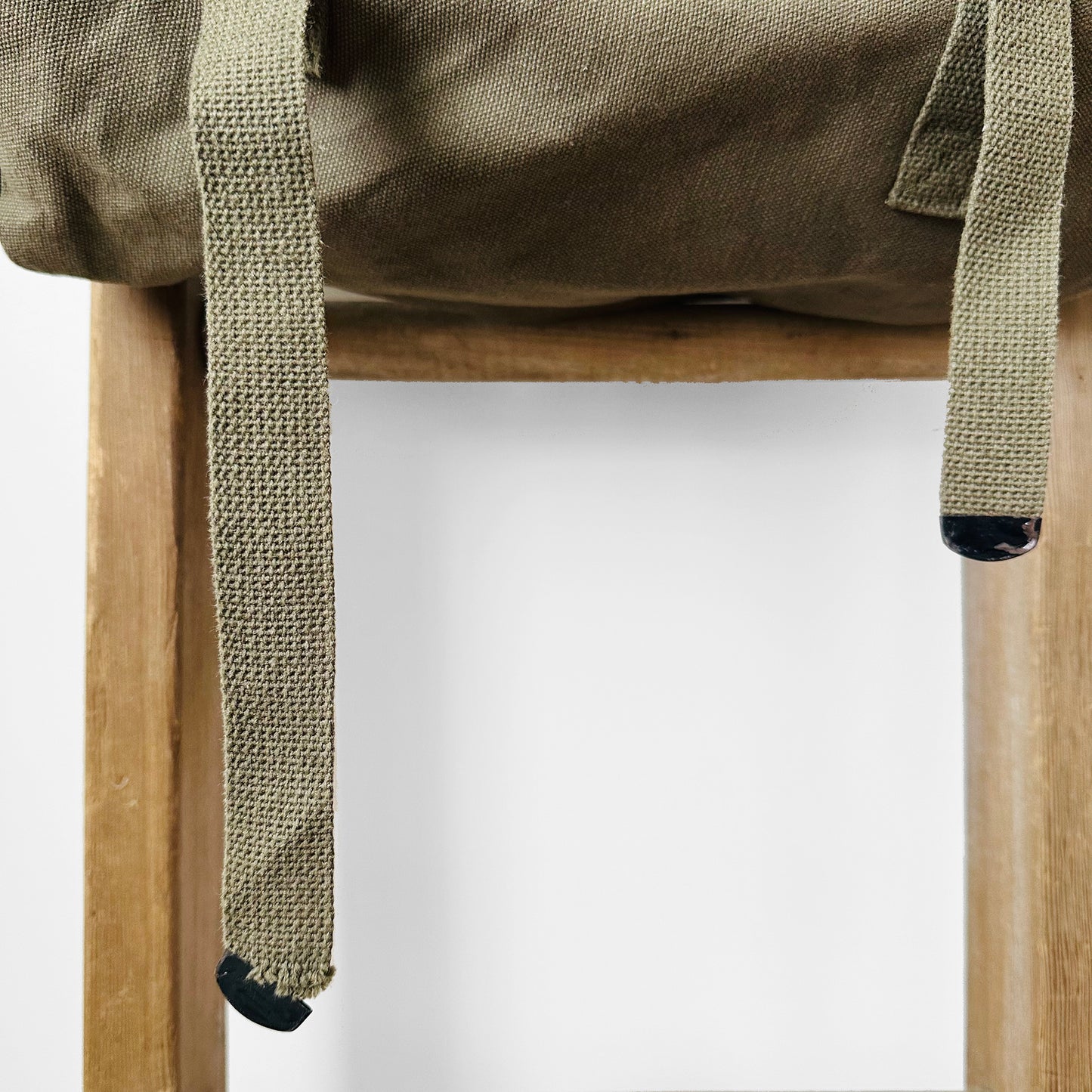 Olive Green Canvas Military Backpack