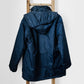 1980s Made in Canada Navy Blue Faux Fur Lined Quilted Hooded Zip Front Parka - Sz. M - 38/40