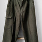 Olive Green Made in Austria Reworked Wool Pants - Waist 38