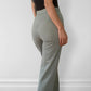 1970s Sage High-Waisted Wool-Blend Houndstooth Pants
