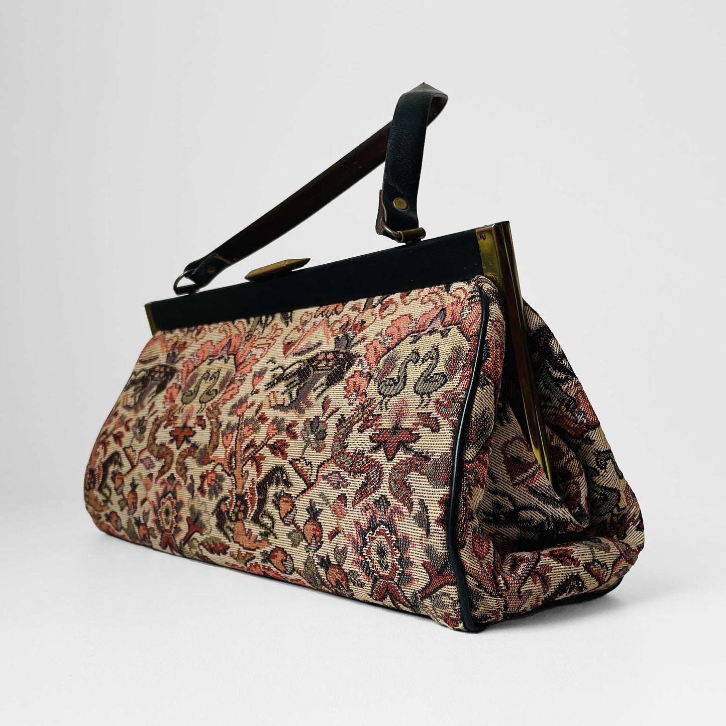 1960s Tapestry Top-Handle Handbag