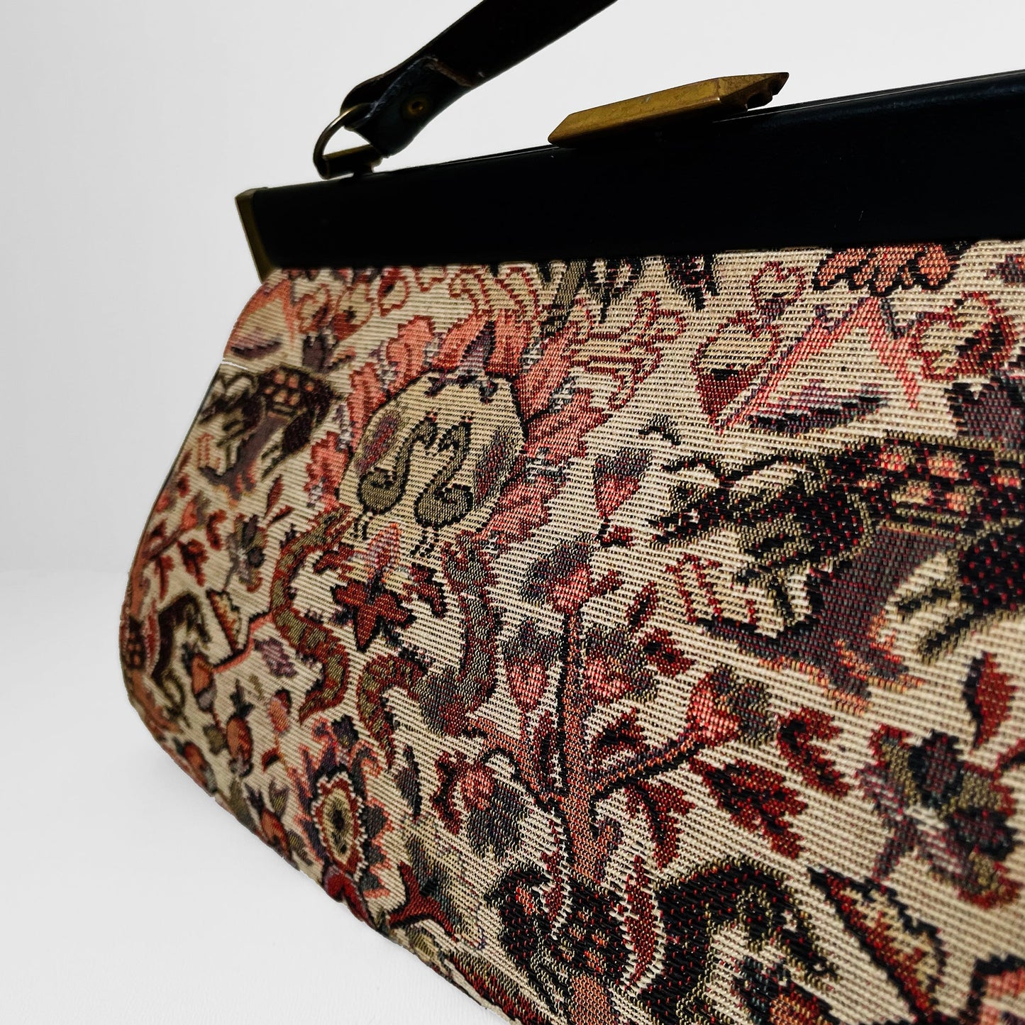 1960s Tapestry Top-Handle Handbag