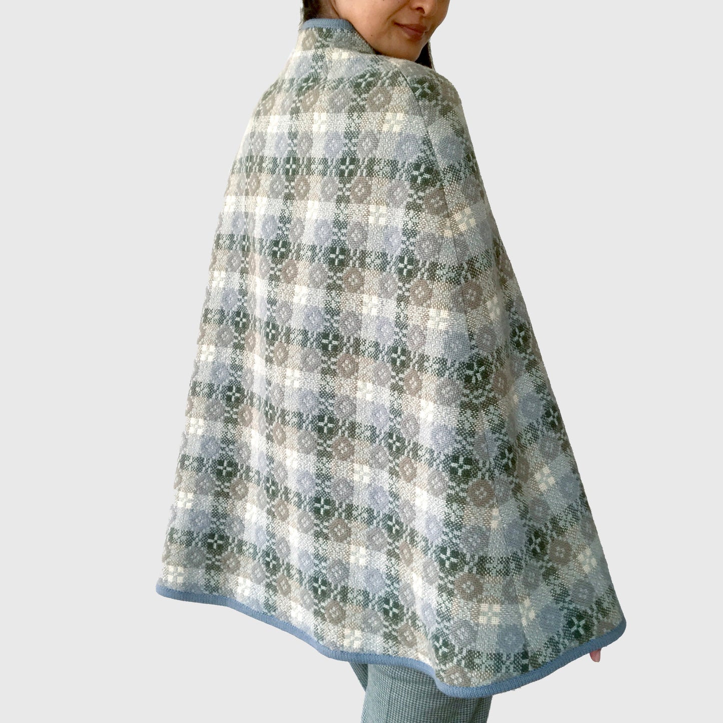 1960s Welsh Wool Belted Cape