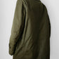 1940s - 1950s Olive Green Double Breasted Wool Lined Large Collar Army Military Field Jacket - M/L