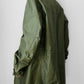 1950s Made in Canada Army Green Military Lined Zip Front Snap Button Field Jacket - M/L