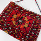 Vintage 1950s - 1970s Red Hand-Knotted Carpet Bag