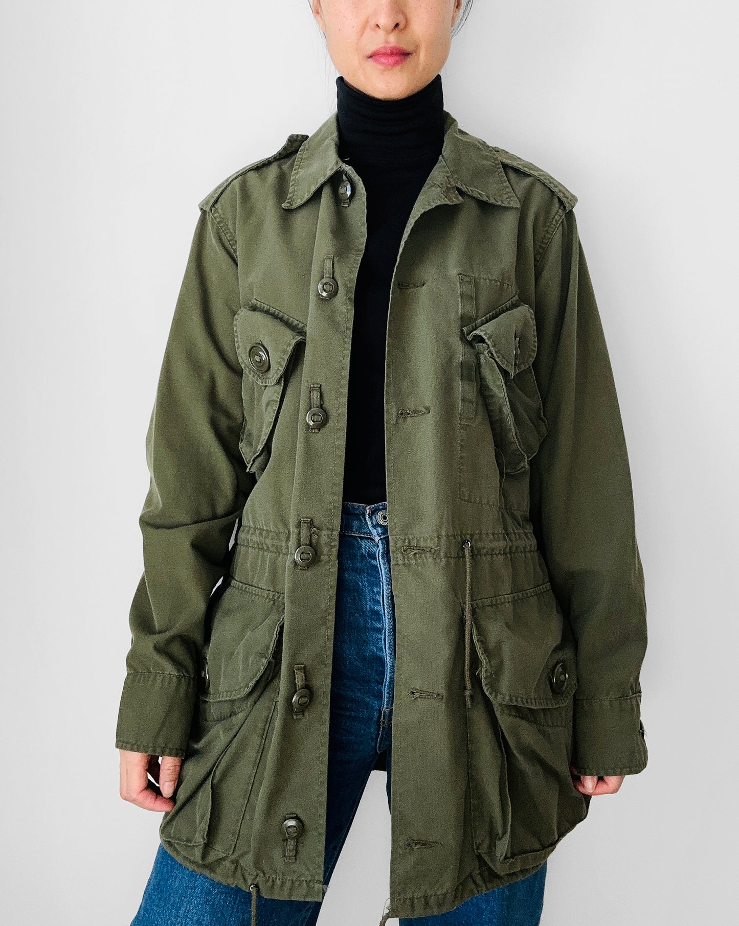 Lightweight Olive Green Military Army Field Shirt Jacket