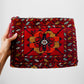 Vintage 1950s - 1970s Red Hand-Knotted Carpet Bag