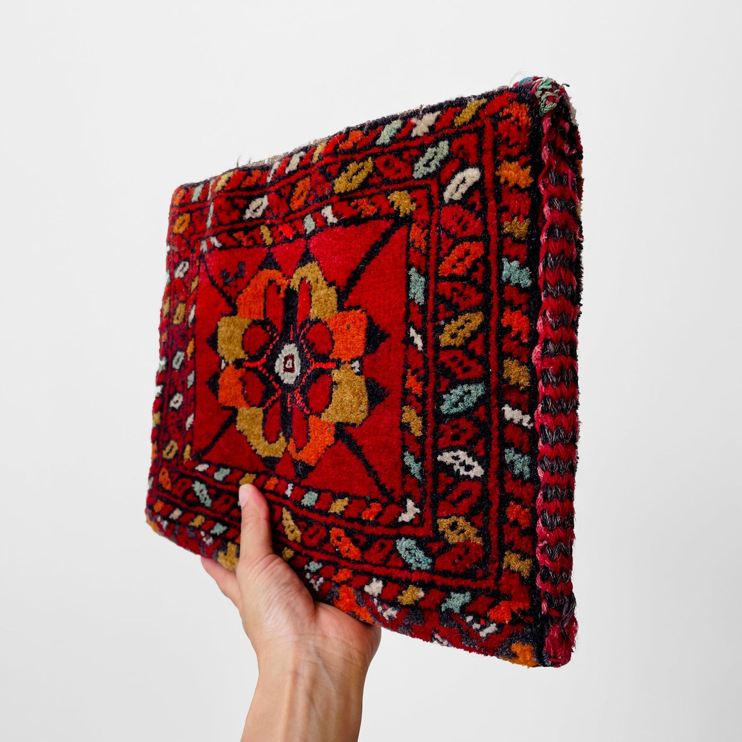 1950s Red Turkish Carpet Bag