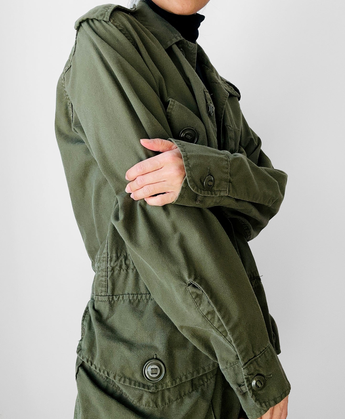 Lightweight Olive Green Military Army Field Shirt Jacket