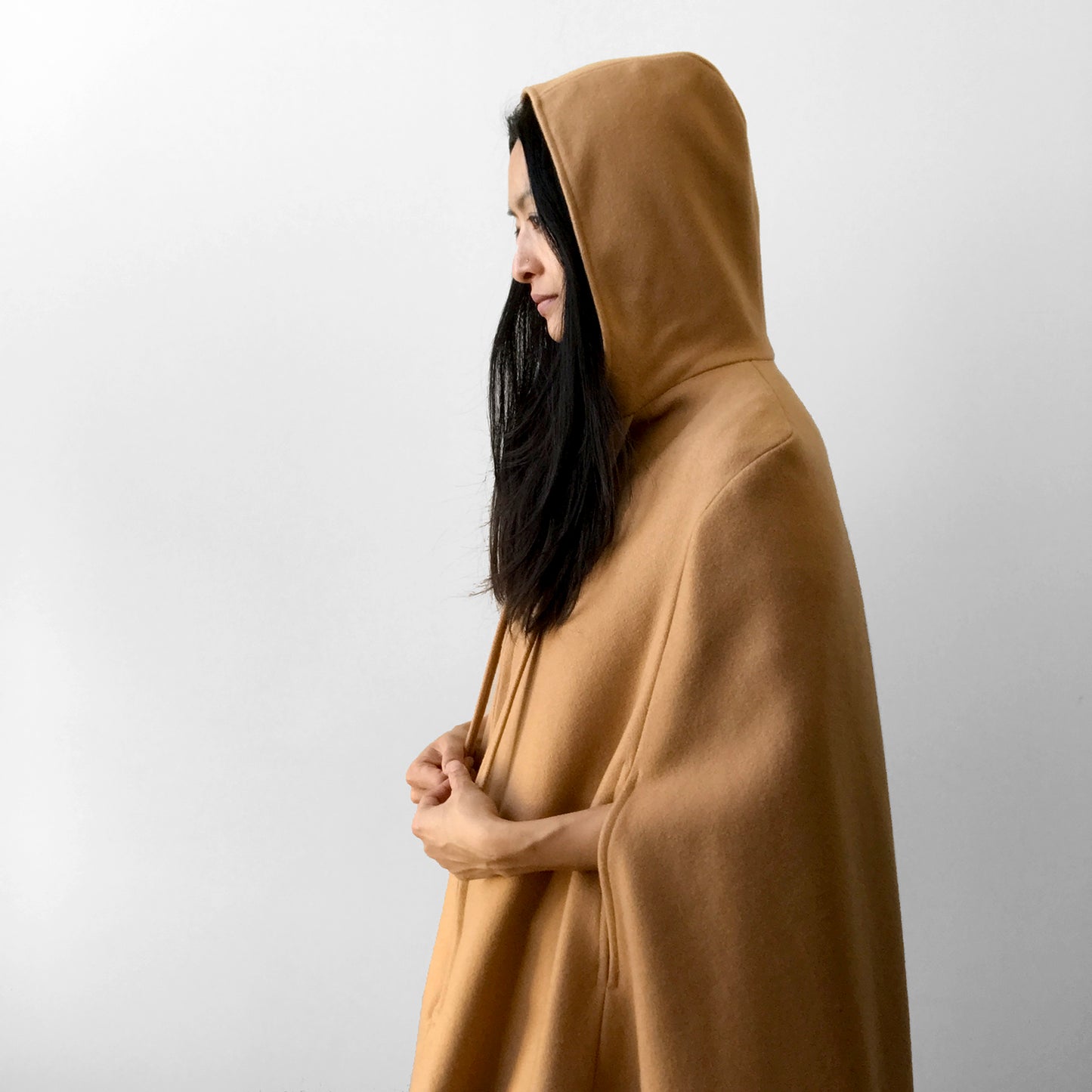 1970s Tan Wool Yukon Parka Cape Coat