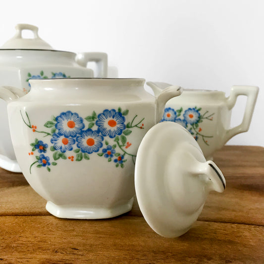 1960s -1970s Made in Japan Floral Tea Set