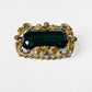 1940s, 1950s Jeweled Gardenia Brooch