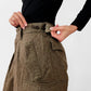 1960s German Issued High-Waisted Adjustable-Waist Military Trousers