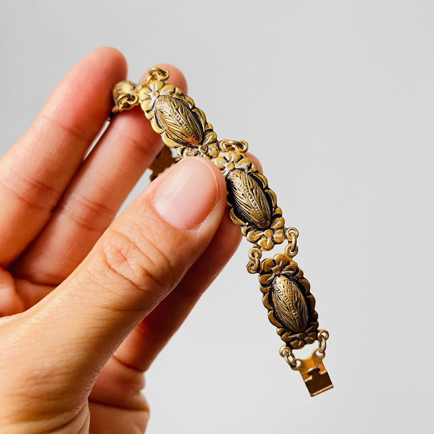 1940s Gold-Toned Link Bracelet