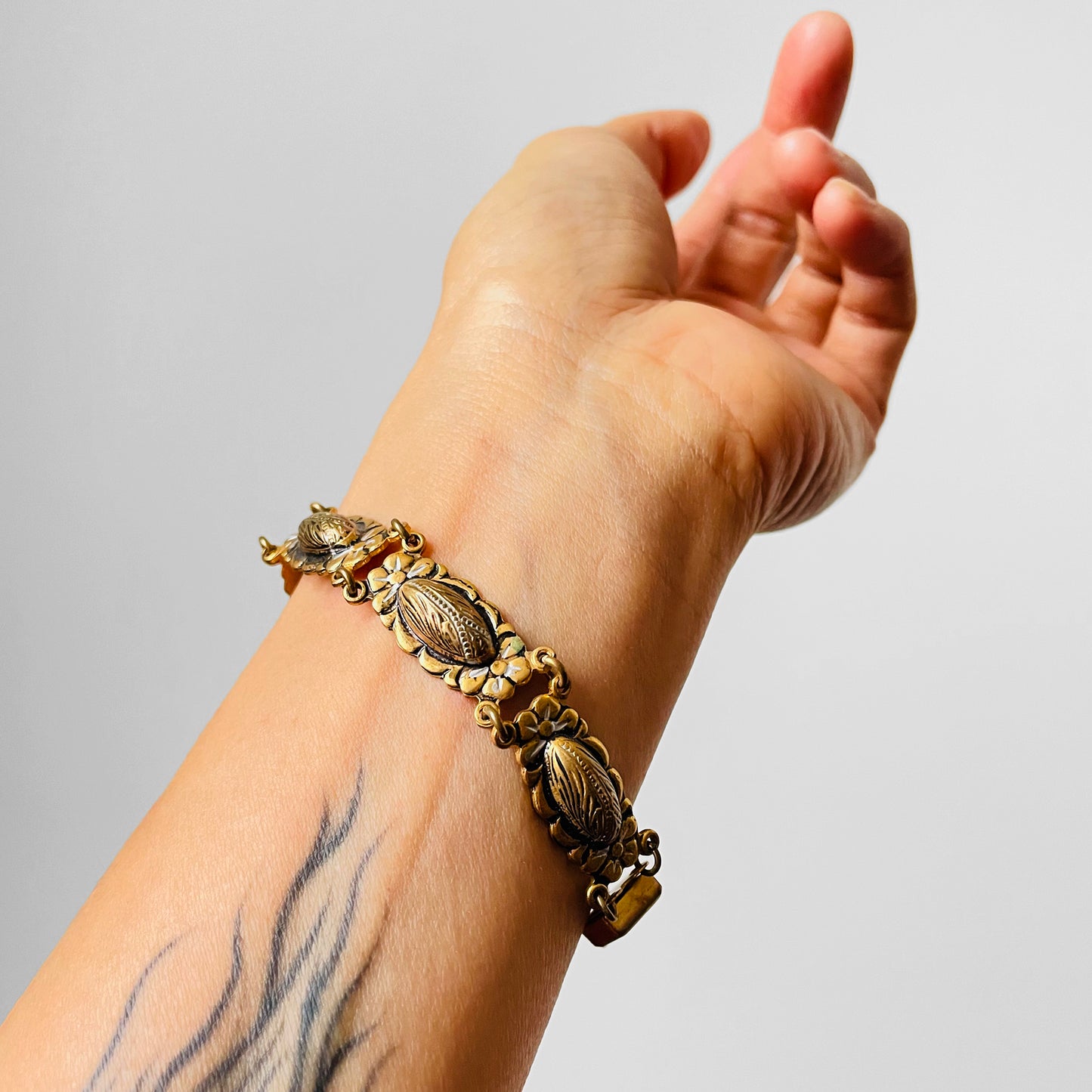 1940s Gold-Toned Link Bracelet