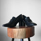 1990s Patent Leather Textured Block Heel Shoe