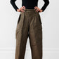 1960s German Issued High-Waisted Adjustable-Waist Military Trousers