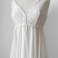 1970s White Wedding Day Nightgown Dress - S/M