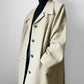 1960s Sage Green Wool Tweed Mid-Weight Overcoat - L/XL