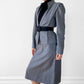 1970s - 1980s Gray Textured Wool Skirt and Jacket Set