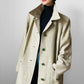 1960s Sage Green Wool Tweed Mid-Weight Overcoat - L/XL