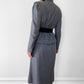 1970s - 1980s Gray Textured Wool Skirt and Jacket Set