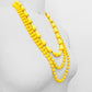 1960s Two-Piece Yellow Beaded Necklace Set