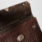 1940s Brown Textured Leather Well-Worn Attache Case