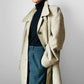 1960s Sage Green Wool Tweed Mid-Weight Overcoat - L/XL