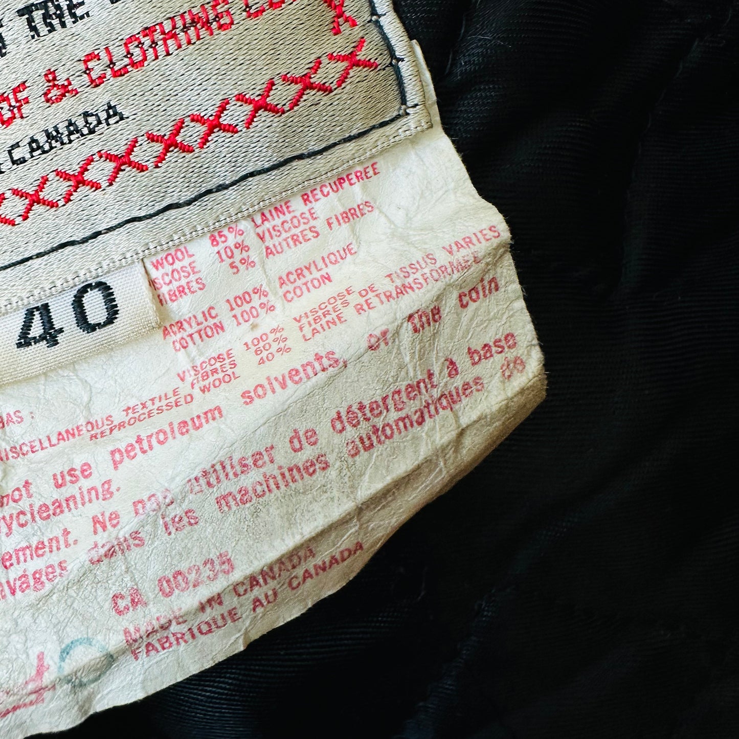 Olive Brown Heavy Wool Zip Front Toggle Button Hooded Faux Fur Quilted Lined Jacket - Sz.40