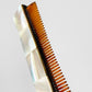 Abalone and Brass Retractable Comb