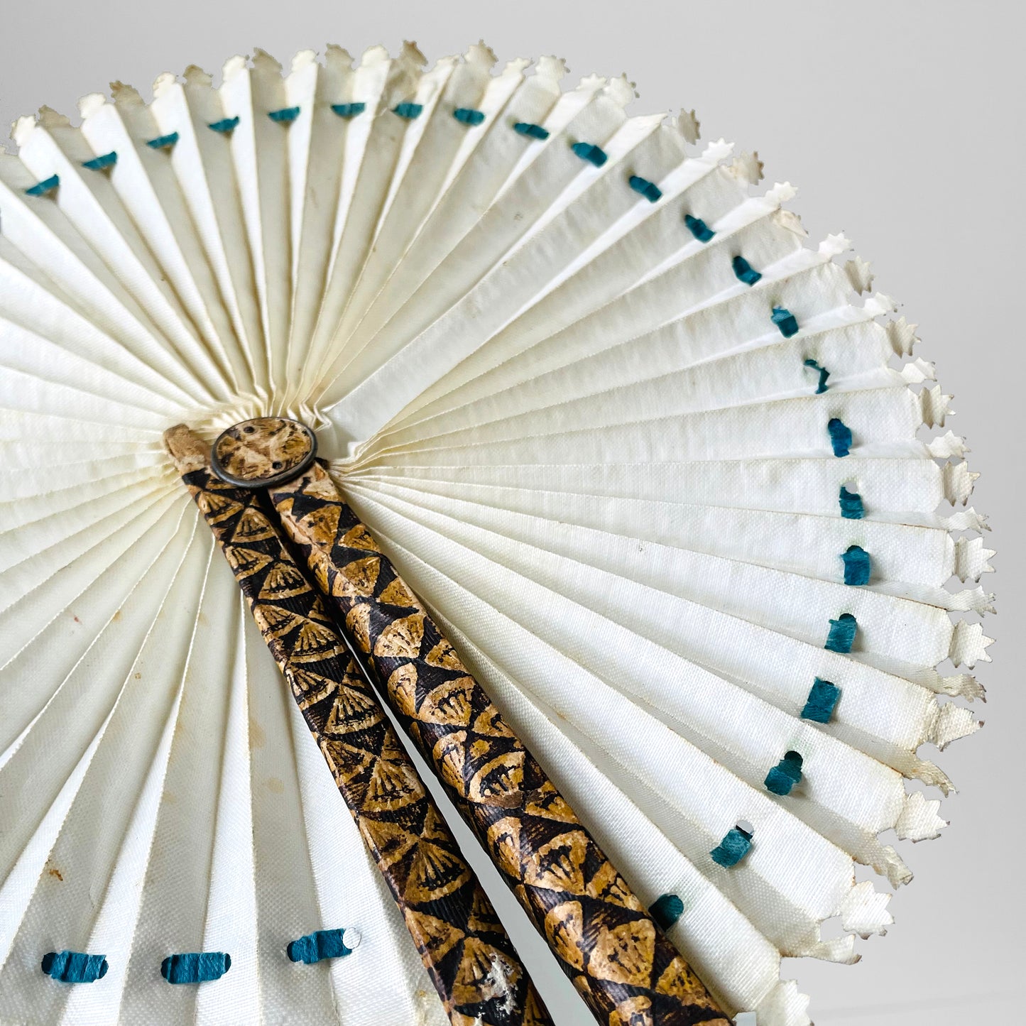 Early Decorative Paper Fan