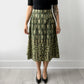 1960s Green Patterned Skirt
