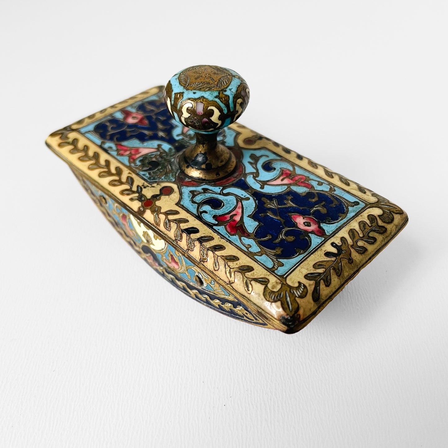 Late 17th Century Decorative Cloisonne Stamp Roller