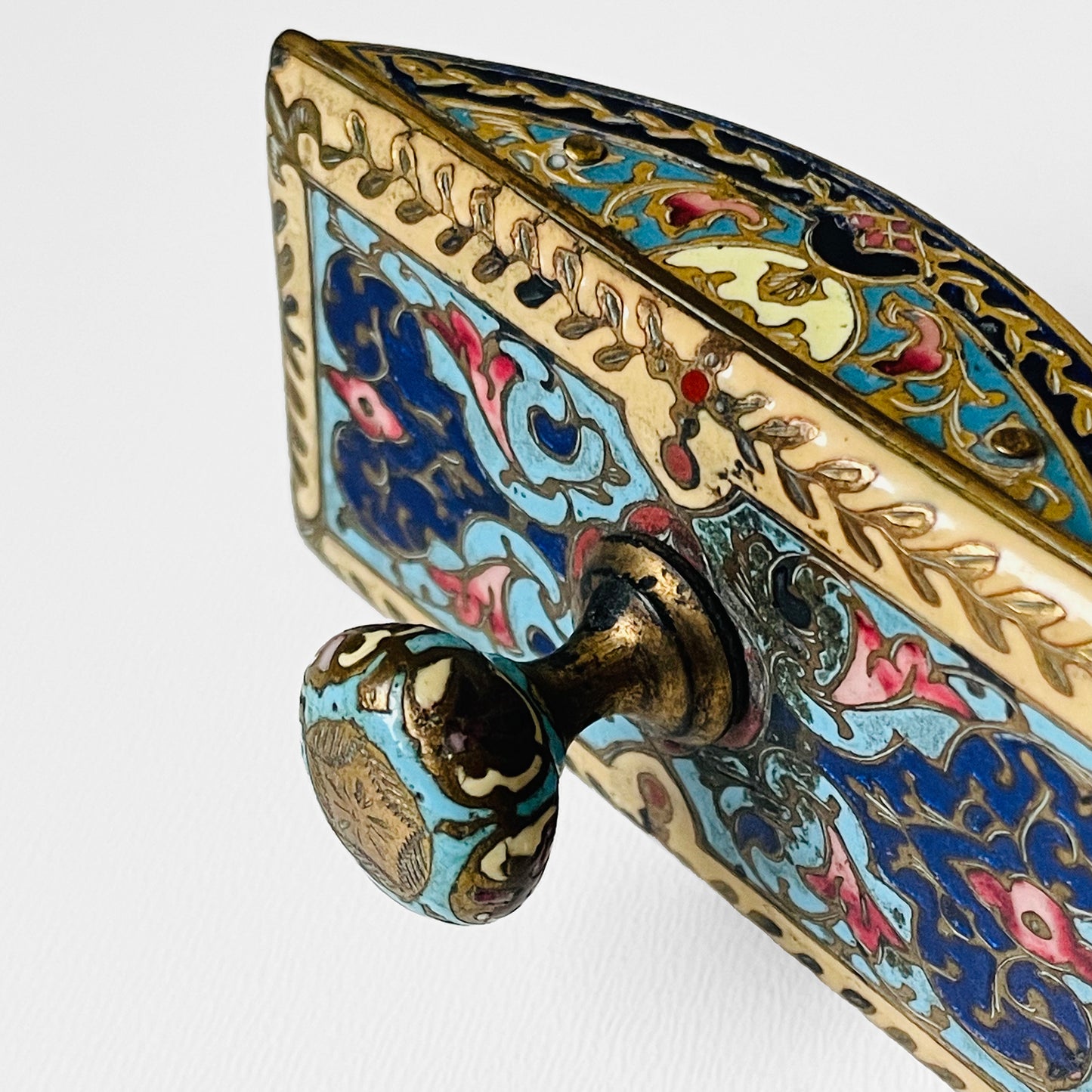 Late 17th Century Decorative Cloisonne Stamp Roller