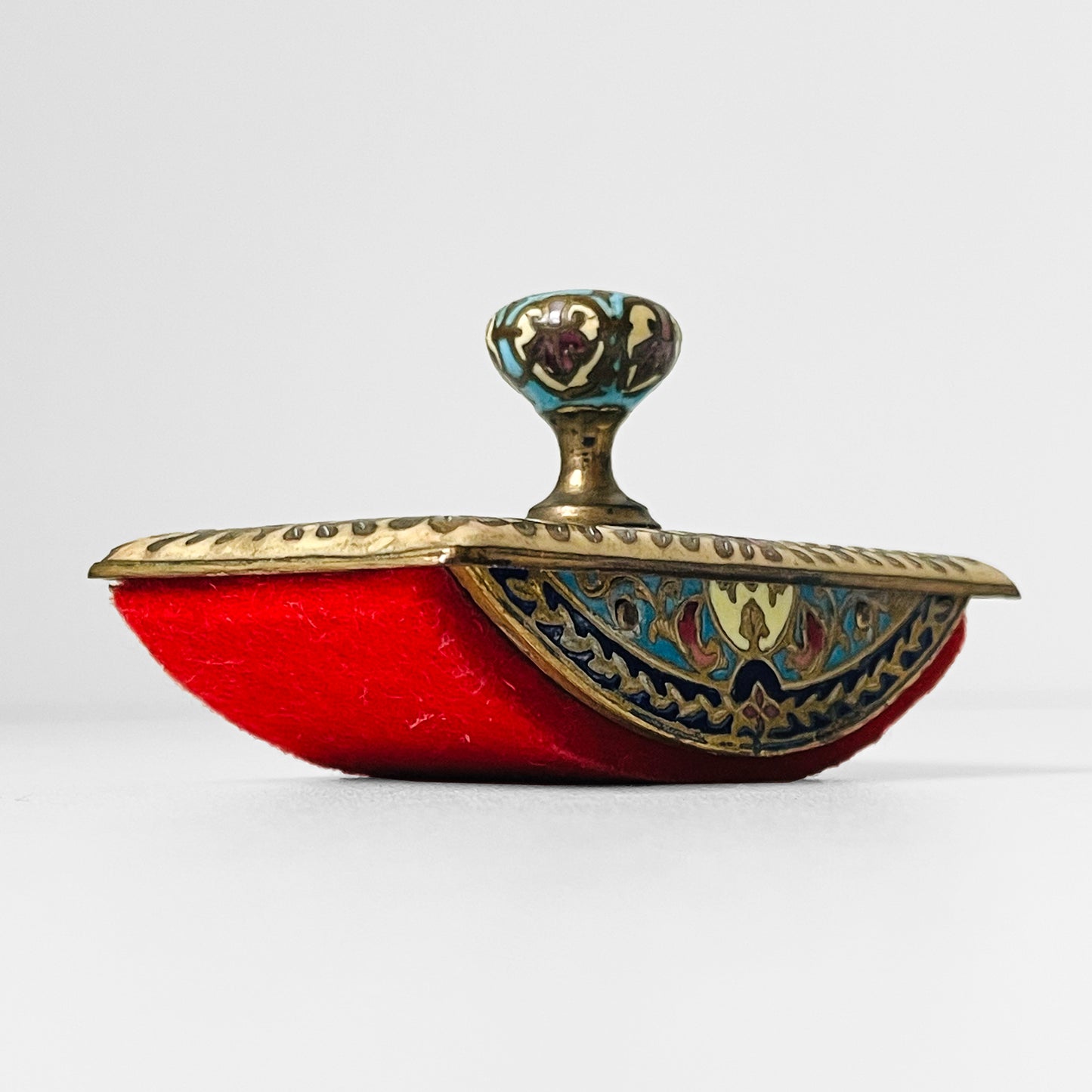 Late 17th Century Decorative Cloisonne Stamp Roller