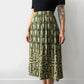 1960s Green Patterned Skirt