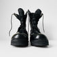 Made in the USA Wellco Black Leather and Canvas Military Combat Lace-Up Boots