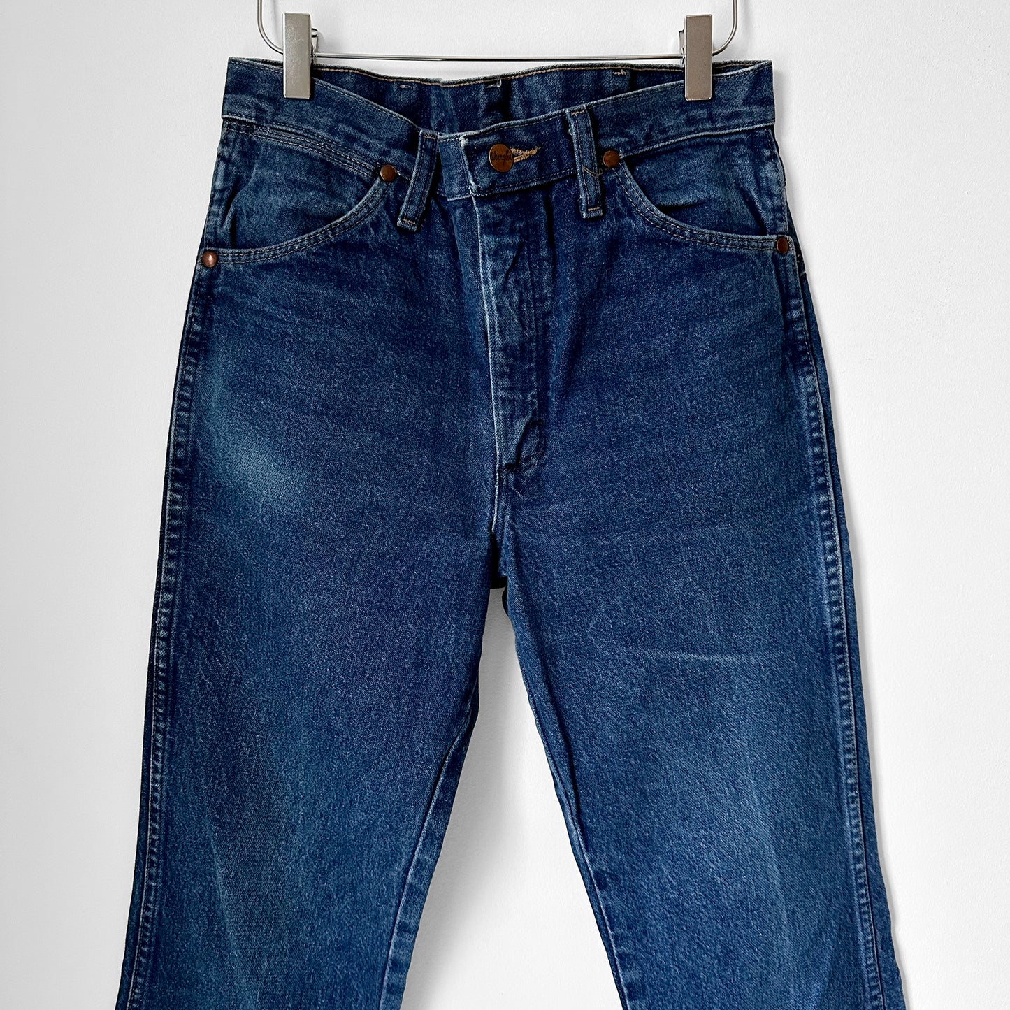 Copy of 1980s Dark Wash WRANGLER Straight Leg Denim Jeans