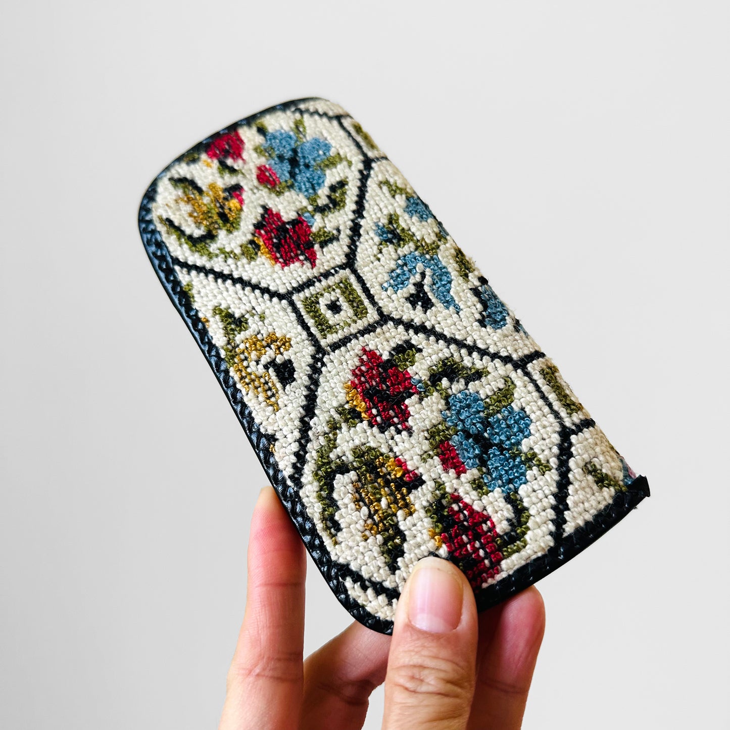 1960s Petit Point Eyeglasses Case