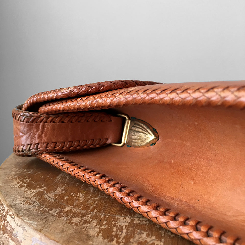 1970s Tooled-Leather Handbag