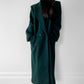 1980s Hunter Green Wool Coat