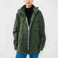 Authentic Military Issue Zip-Front Hooded Army Green Jacket
