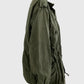 Olive Canadian Military Cinched-Waist Lightweight Parka Jacket