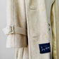 1970s Made in Canada Light Oatmeal Cream Fitted Belted Wool Coat - XS/S